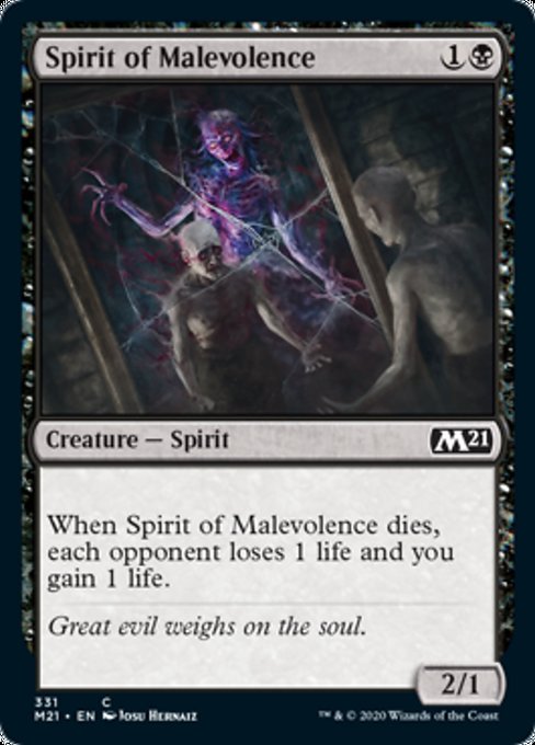 Spirit of Malevolence [Core Set 2021] | Lots Moore NSW