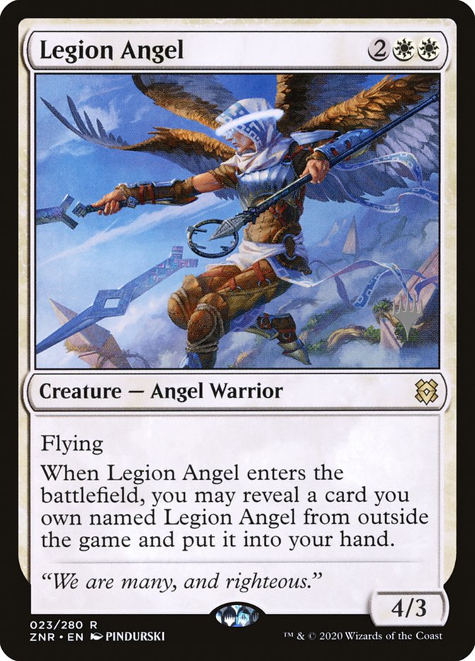 Legion Angel (Promo Pack) [Zendikar Rising Promos] | Lots Moore NSW