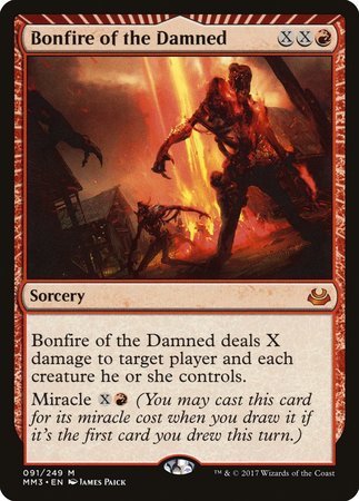 Bonfire of the Damned [Modern Masters 2017] | Lots Moore NSW