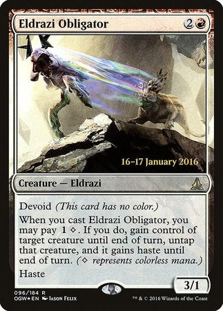 Eldrazi Obligator [Oath of the Gatewatch Promos] | Lots Moore NSW