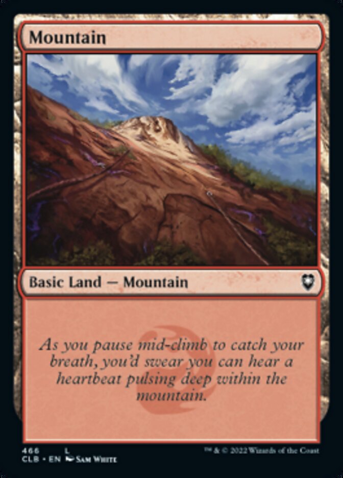 Mountain (466) [Commander Legends: Battle for Baldur's Gate] | Lots Moore NSW