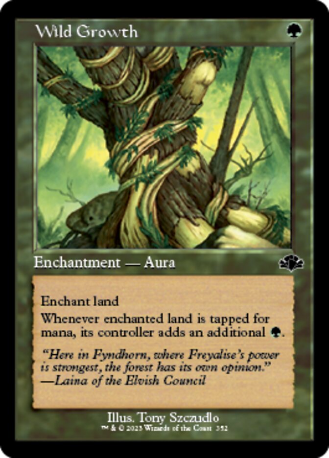 Wild Growth (Retro) [Dominaria Remastered] | Lots Moore NSW