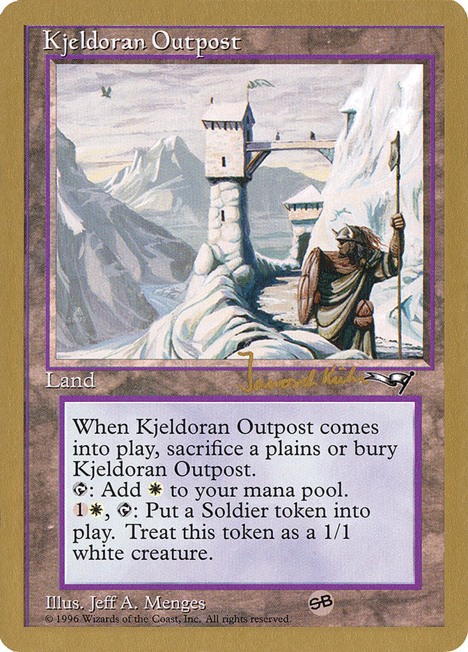 Kjeldoran Outpost (Janosch Kuhn) [World Championship Decks 1997] | Lots Moore NSW