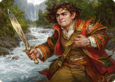 Frodo Baggins Art Card (16/81) [The Lord of the Rings: Tales of Middle-earth Art Series] | Lots Moore NSW