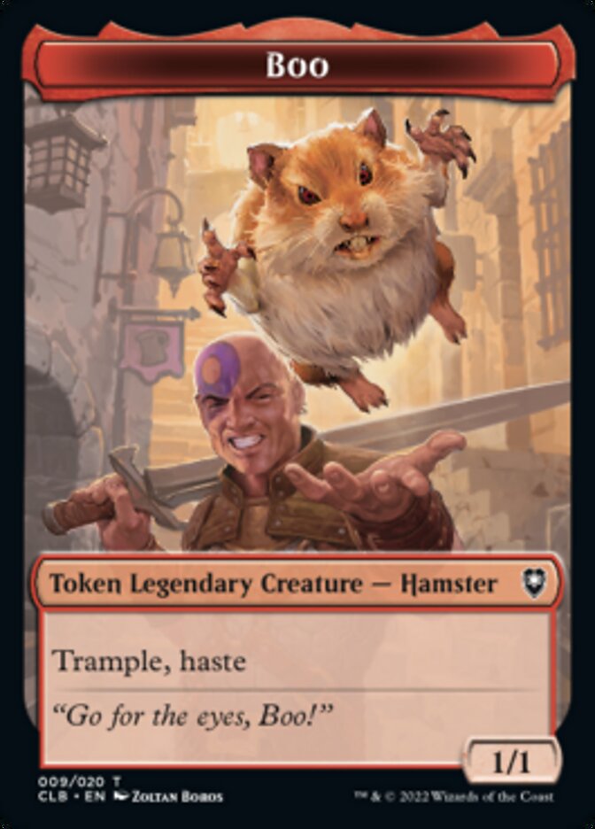 Boo Token [Commander Legends: Battle for Baldur's Gate Tokens] | Lots Moore NSW
