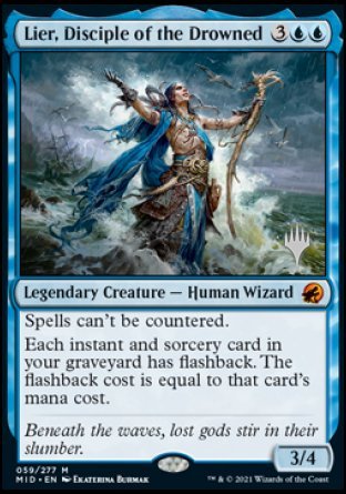 Lier, Disciple of the Drowned (Promo Pack) [Innistrad: Midnight Hunt Promos] | Lots Moore NSW