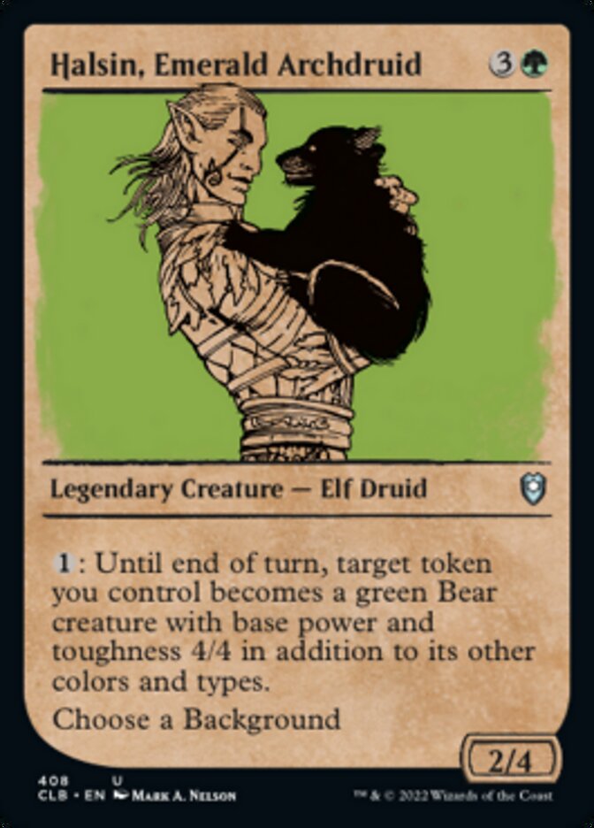 Halsin, Emerald Archdruid (Showcase) [Commander Legends: Battle for Baldur's Gate] | Lots Moore NSW