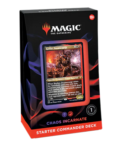 Chaos Incarnate Magic: The Gathering Starter Commander 2022 Deck | Lots Moore NSW