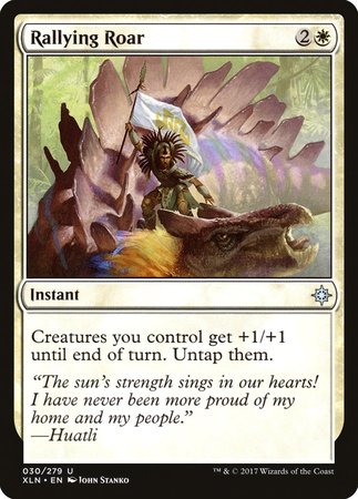 Rallying Roar [Ixalan] | Lots Moore NSW