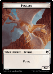 Pirate // Pegasus Double-Sided Token [Wilds of Eldraine Commander Tokens] | Lots Moore NSW
