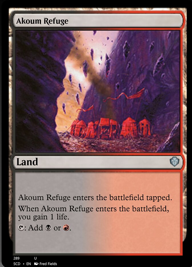 Akoum Refuge [Starter Commander Decks] | Lots Moore NSW