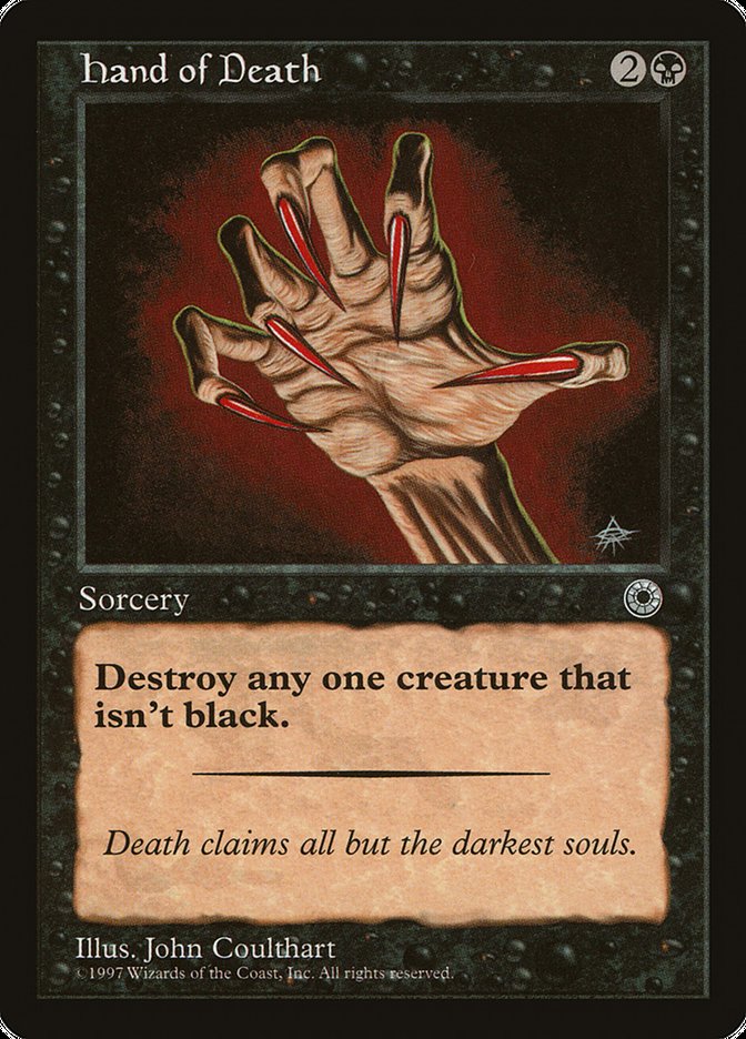 Hand of Death (Without Creature Color Explanation) [Portal] | Lots Moore NSW