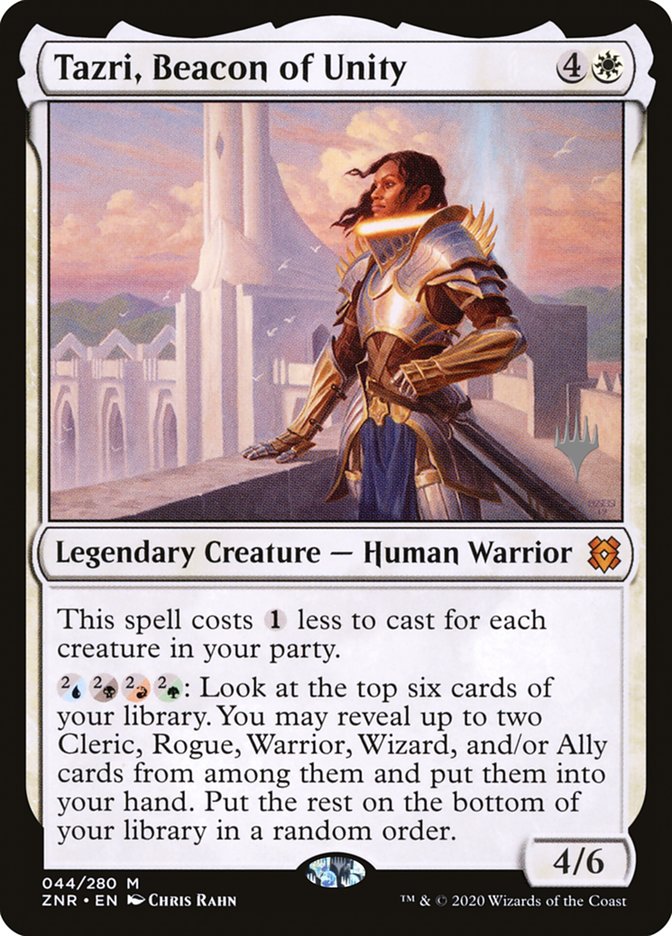 Tazri, Beacon of Unity (Promo Pack) [Zendikar Rising Promos] | Lots Moore NSW