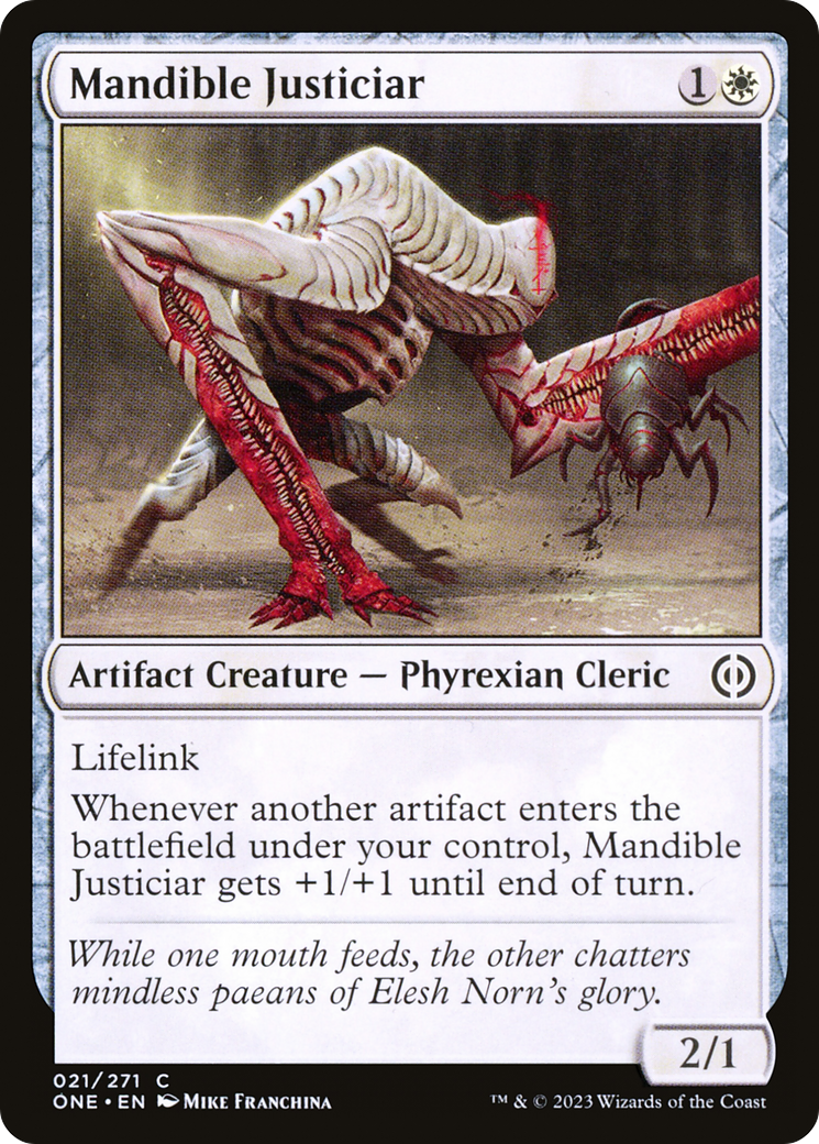 Mandible Justiciar [Phyrexia: All Will Be One] | Lots Moore NSW