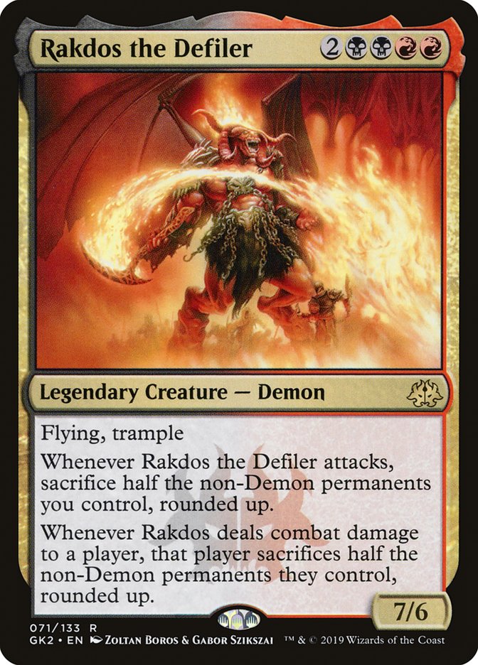 Rakdos the Defiler [Ravnica Allegiance Guild Kit] | Lots Moore NSW