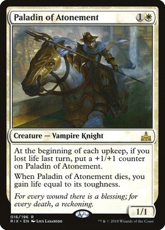Paladin of Atonement [Rivals of Ixalan] | Lots Moore NSW