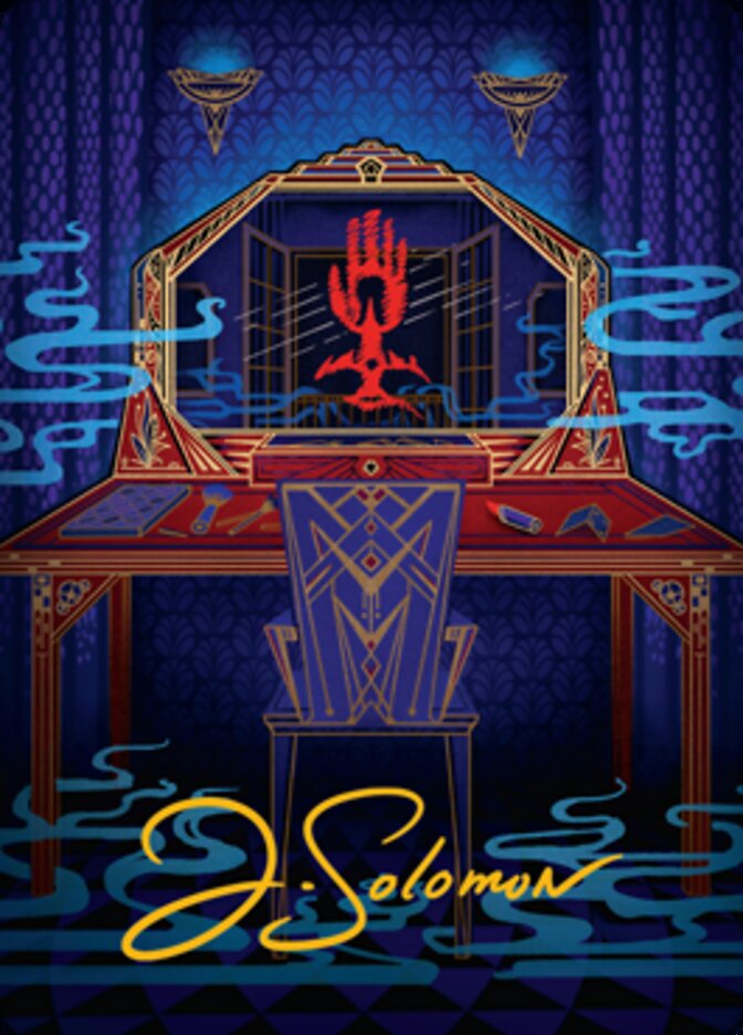 Obscura Charm Art Card (Gold-Stamped Signature) [Streets of New Capenna Art Series] | Lots Moore NSW