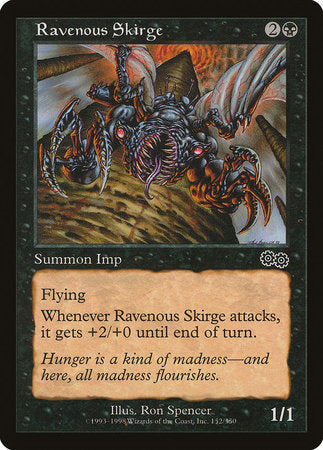 Ravenous Skirge [Urza's Saga] | Lots Moore NSW