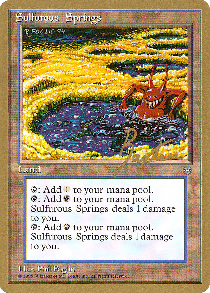 Sulfurous Springs (George Baxter) [Pro Tour Collector Set] | Lots Moore NSW