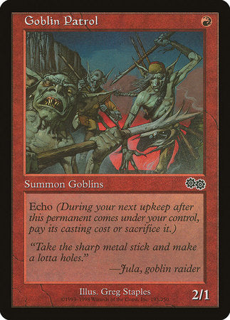 Goblin Patrol [Urza's Saga] | Lots Moore NSW