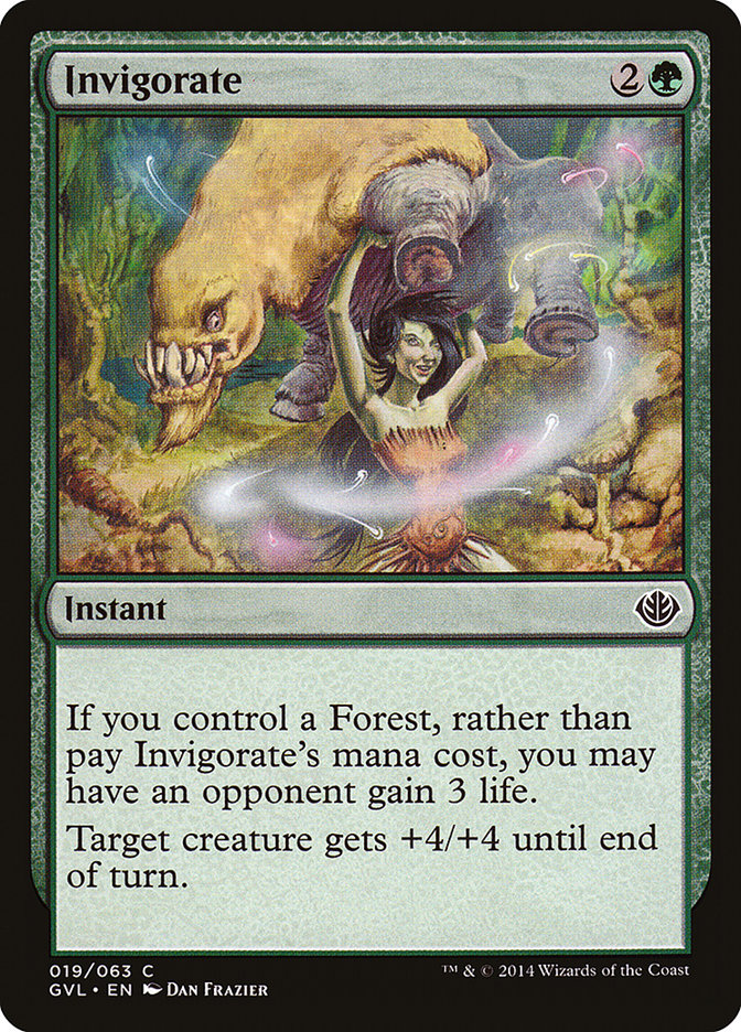 Invigorate (Garruk vs. Liliana) [Duel Decks Anthology] | Lots Moore NSW