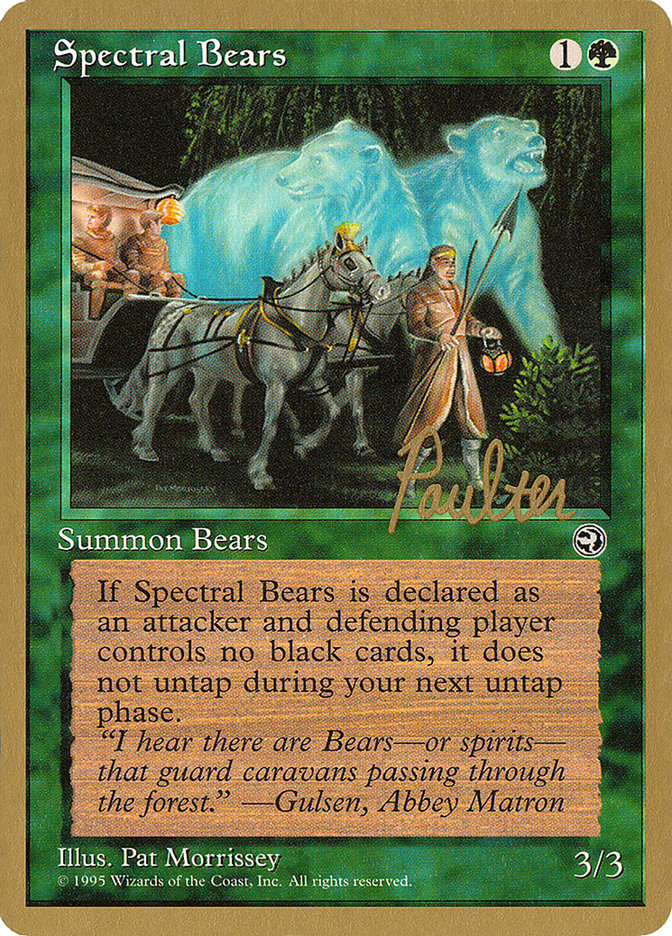 Spectral Bears (Preston Poulter) [Pro Tour Collector Set] | Lots Moore NSW