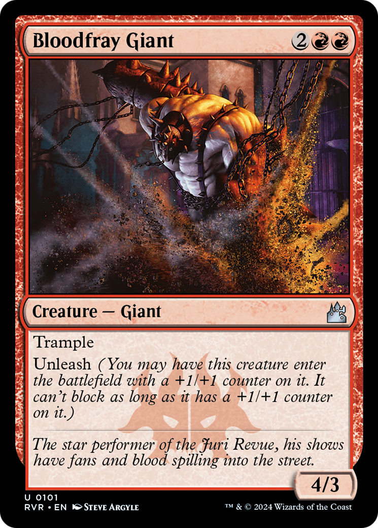 Bloodfray Giant [Ravnica Remastered] | Lots Moore NSW