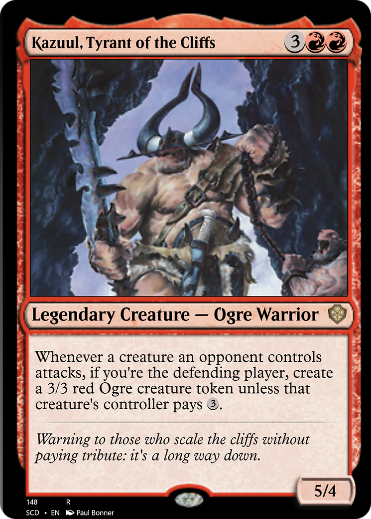 Kazuul, Tyrant of the Cliffs [Starter Commander Decks] | Lots Moore NSW