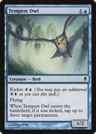 Tempest Owl [Zendikar] | Lots Moore NSW