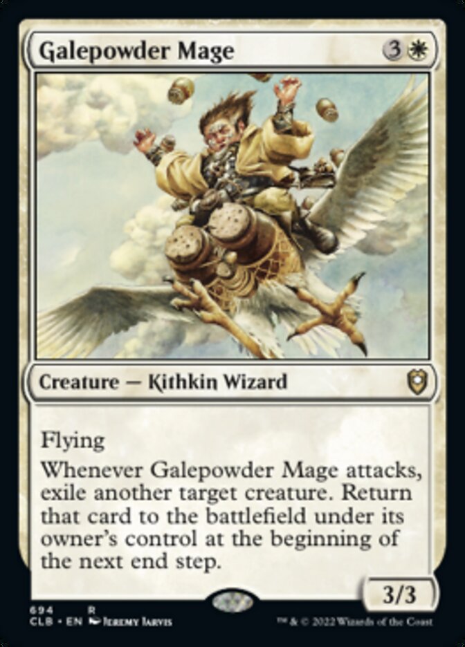 Galepowder Mage [Commander Legends: Battle for Baldur's Gate] | Lots Moore NSW