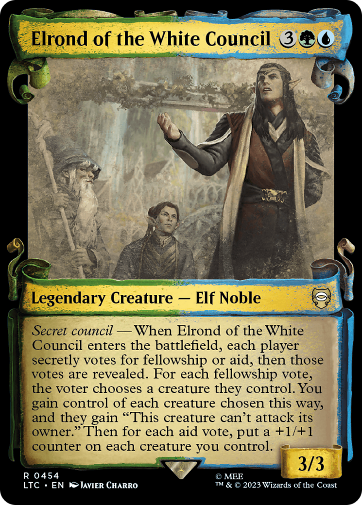 Elrond of the White Council [The Lord of the Rings: Tales of Middle-Earth Commander Showcase Scrolls] | Lots Moore NSW