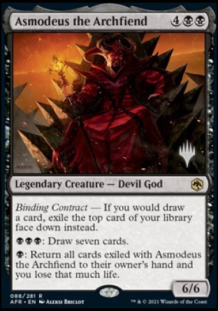 Asmodeus the Archfiend (Promo Pack) [Dungeons & Dragons: Adventures in the Forgotten Realms Promos] | Lots Moore NSW