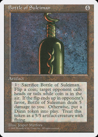 Bottle of Suleiman [Fourth Edition] | Lots Moore NSW