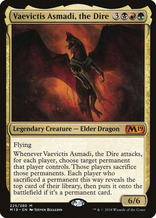 Vaevictis Asmadi, The Dire [Core Set 2019] | Lots Moore NSW