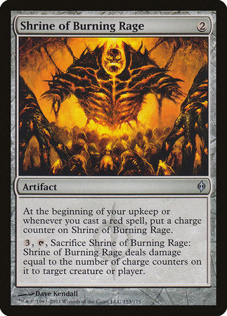Shrine of Burning Rage [New Phyrexia] | Lots Moore NSW