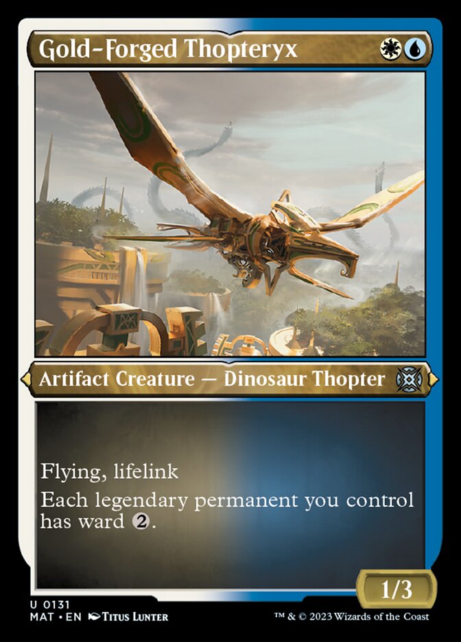 Gold-Forged Thopteryx (Foil Etched) [March of the Machine: The Aftermath] | Lots Moore NSW