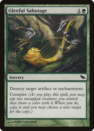 Gleeful Sabotage [Shadowmoor] | Lots Moore NSW