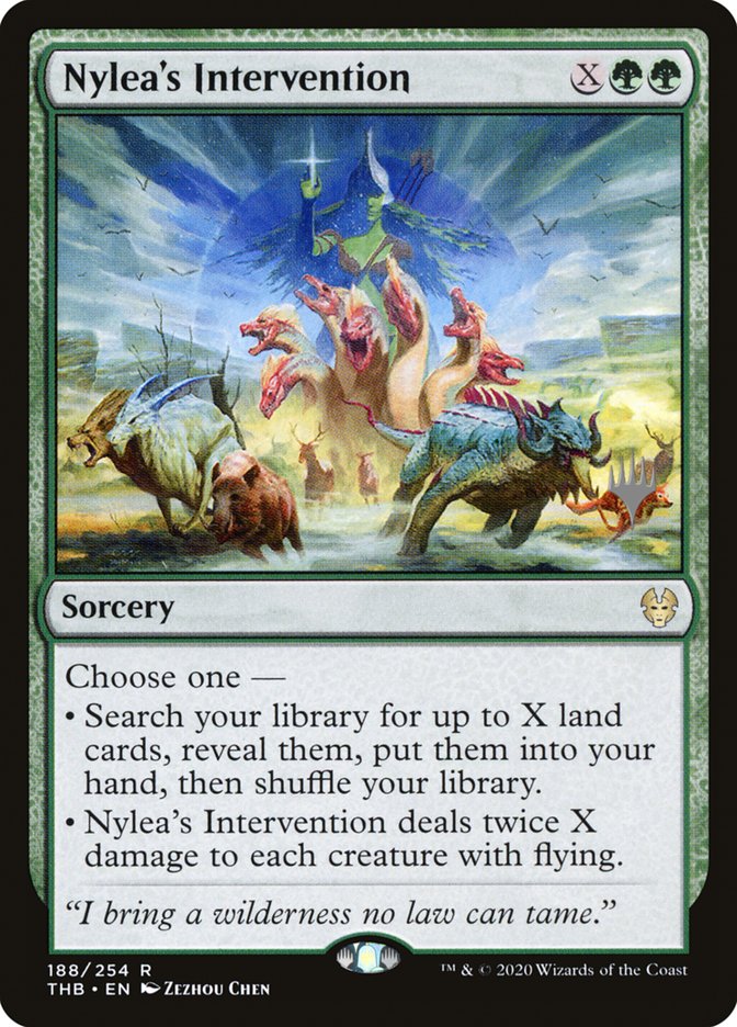Nylea's Intervention (Promo Pack) [Theros Beyond Death Promos] | Lots Moore NSW
