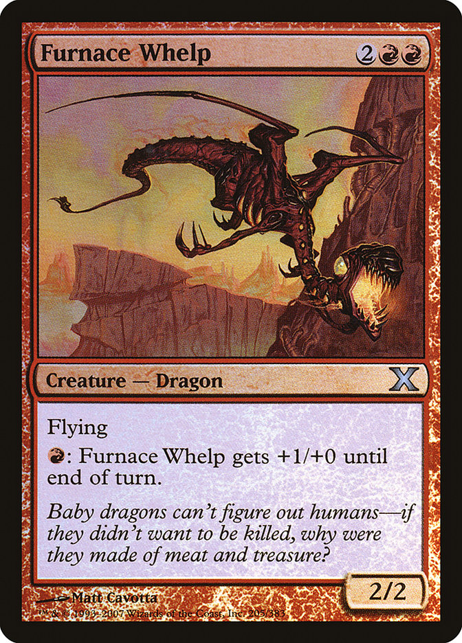 Furnace Whelp (Premium Foil) [Tenth Edition] | Lots Moore NSW