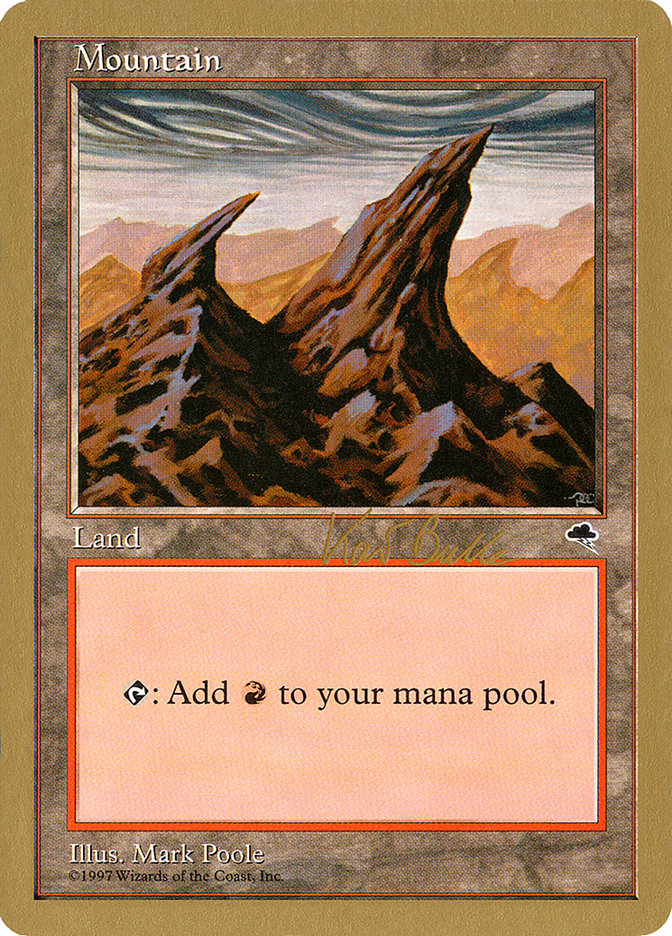 Mountain (kb344) (Kai Budde) [World Championship Decks 1999] | Lots Moore NSW