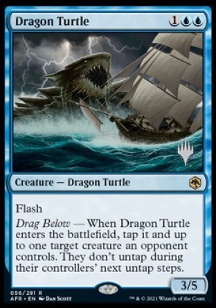 Dragon Turtle (Promo Pack) [Dungeons & Dragons: Adventures in the Forgotten Realms Promos] | Lots Moore NSW