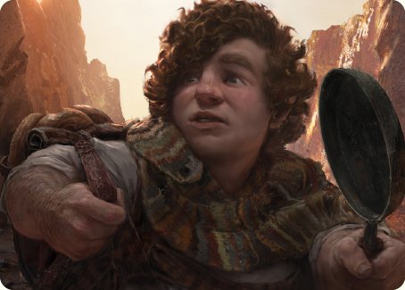 Sam, Loyal Attendant Art Card [The Lord of the Rings: Tales of Middle-earth Art Series] | Lots Moore NSW