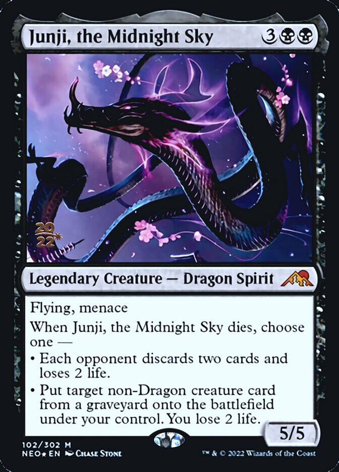 Junji, the Midnight Sky [Kamigawa: Neon Dynasty Prerelease Promos] | Lots Moore NSW