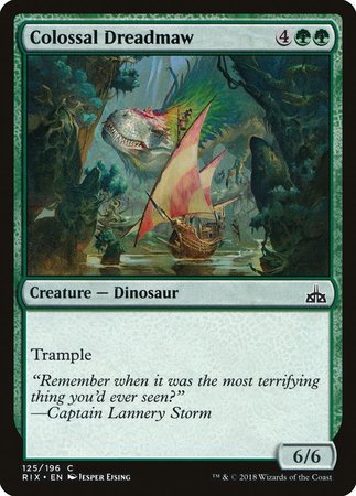 Colossal Dreadmaw [Rivals of Ixalan] | Lots Moore NSW