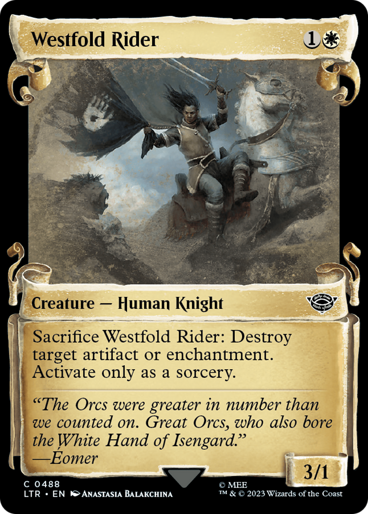 Westfold Rider [The Lord of the Rings: Tales of Middle-Earth Showcase Scrolls] | Lots Moore NSW