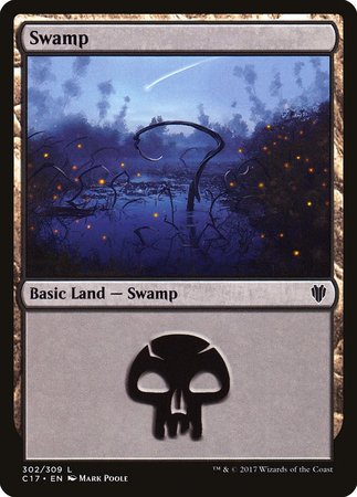 Swamp (302) [Commander 2017] | Lots Moore NSW