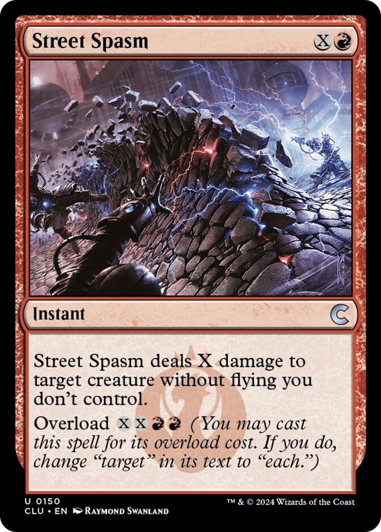 Street Spasm [Ravnica: Clue Edition] | Lots Moore NSW