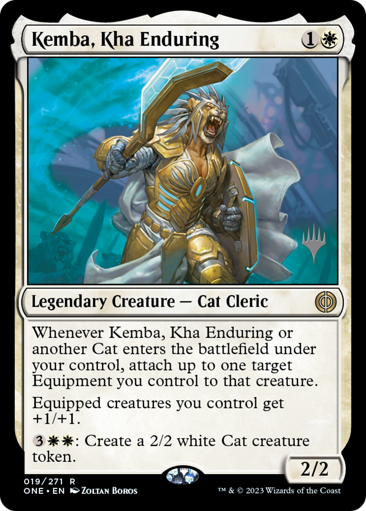Kemba, Kha Enduring (Promo Pack) [Phyrexia: All Will Be One Promos] | Lots Moore NSW