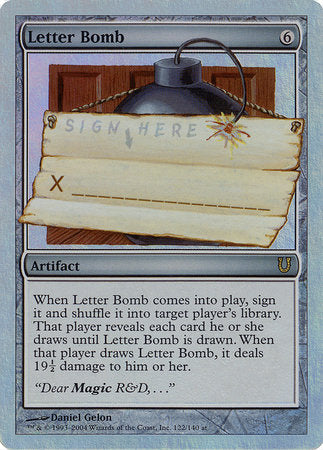 Letter Bomb (Alternate Foil) [Unhinged] | Lots Moore NSW