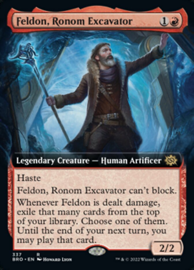 Feldon, Ronom Excavator (Extended Art) [The Brothers' War] | Lots Moore NSW